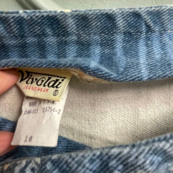 Vivoldi Jeanswear Size 10 Aztec Southwestern Wrap Skirt Vintage VTG - Picture 4 of 4